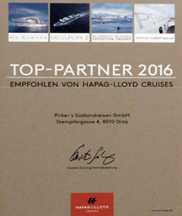 Hapag Lloyd Top Partner 2016