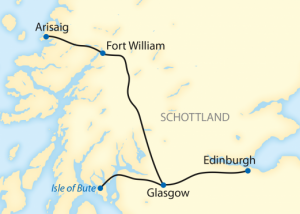 schottland karte